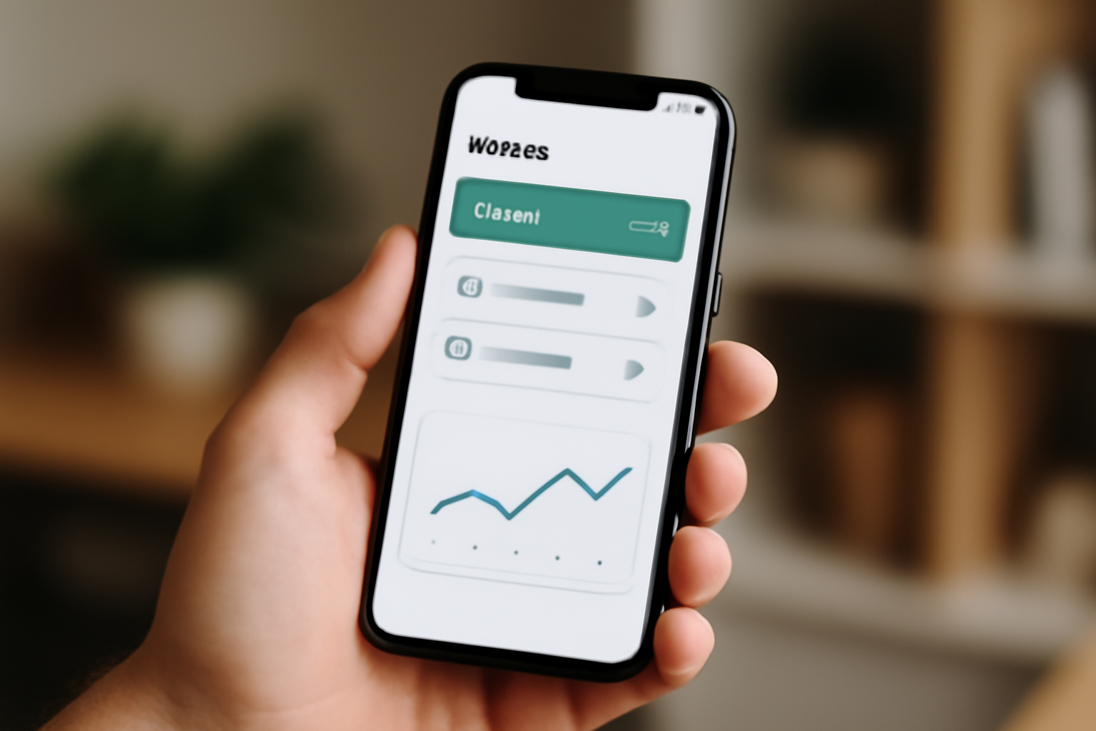 Giao diện app quản lý phòng trọ trên điện thoại hiển thị trạng thái phòng và doanh thu